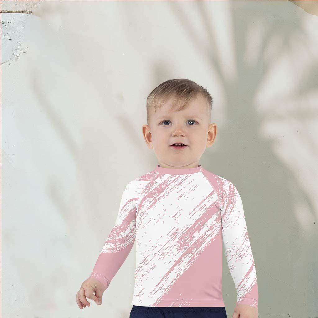 Treading in Pink - Boy's Toddler Rash Guard – Fam Fab Prints
