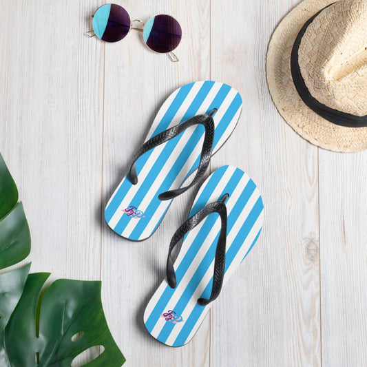 Matching Family Swimwear- Beach Stripes - Flip-Flops - Fam Fab Prints