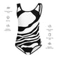 Matching Family Swimwear- Black N White Whirls - Girl's Toddler One-Piece Swimsuit - Fam Fab Prints