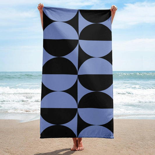 Matching Family Swimwear- Circular Chic - Beach Towel - Fam Fab Prints
