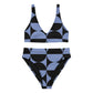 Matching Family Swimwear- Circular Chic - Women's Recycled High-Waisted Bikini - Fam Fab Prints