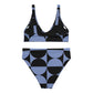 Matching Family Swimwear- Circular Chic - Women's Recycled High-Waisted Bikini - Fam Fab Prints