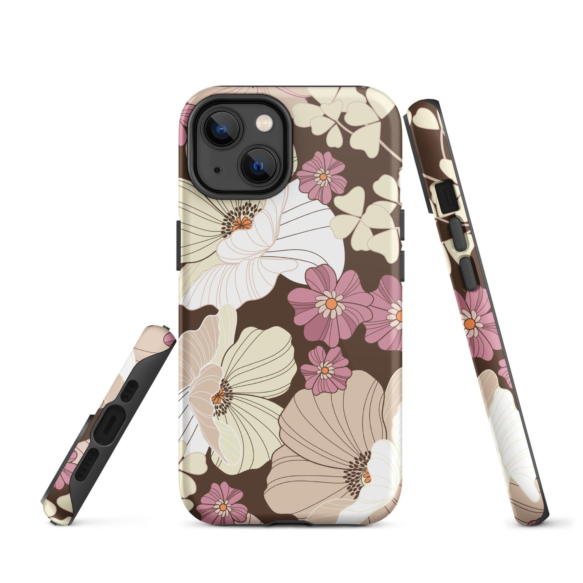 Matching Family Swimwear- Cream N Lavender Blooms - Tough Case for iPhone® - Fam Fab Prints