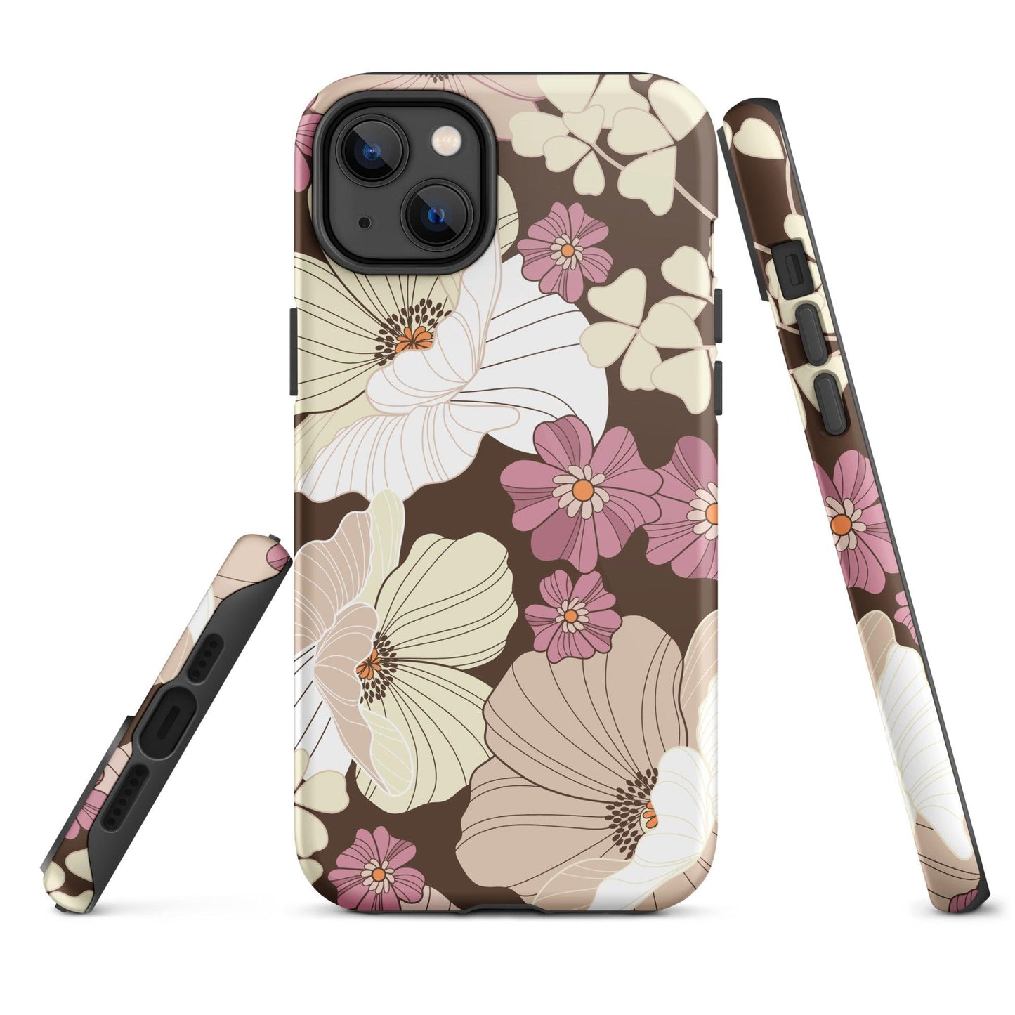 Matching Family Swimwear- Cream N Lavender Blooms - Tough Case for iPhone® - Fam Fab Prints