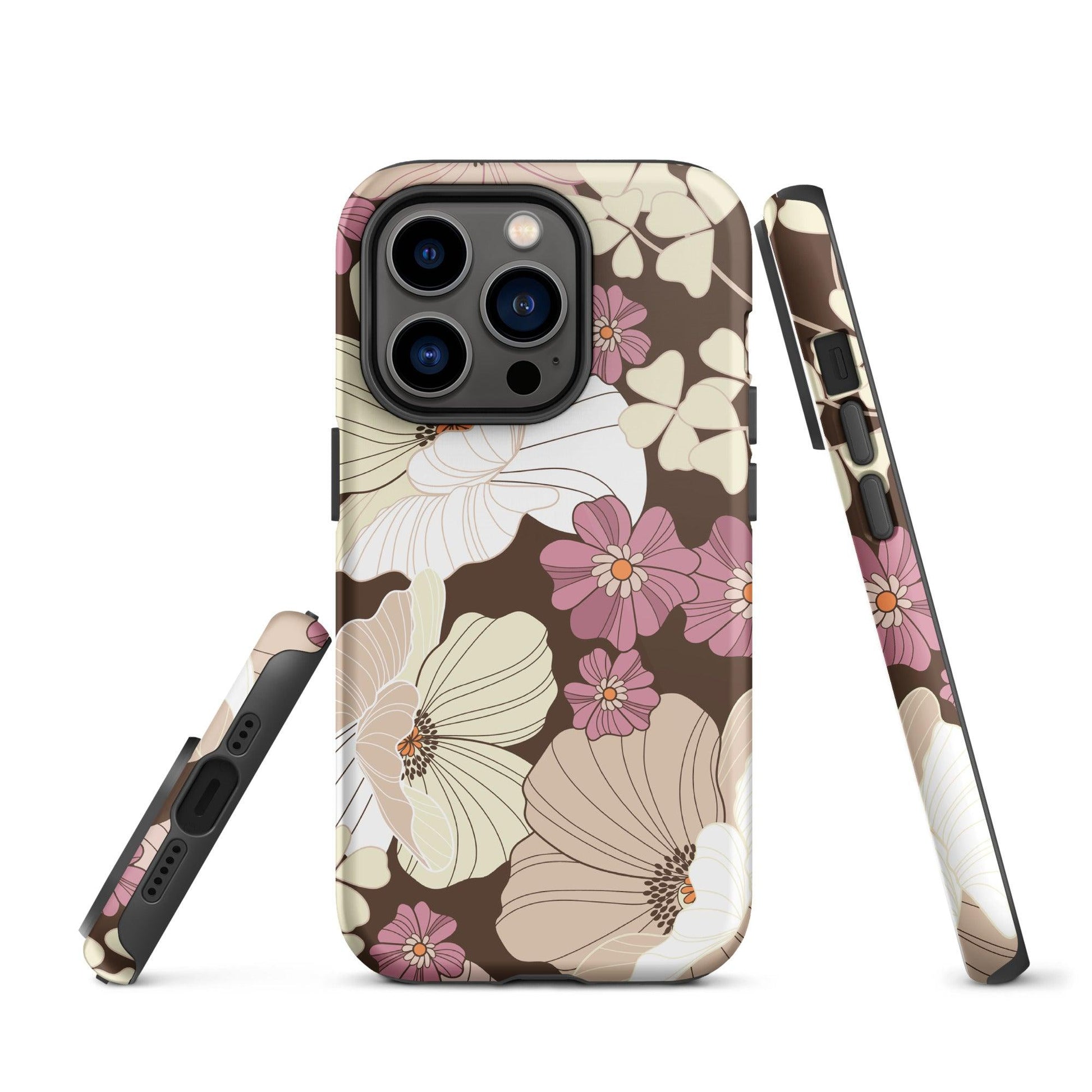 Matching Family Swimwear- Cream N Lavender Blooms - Tough Case for iPhone® - Fam Fab Prints