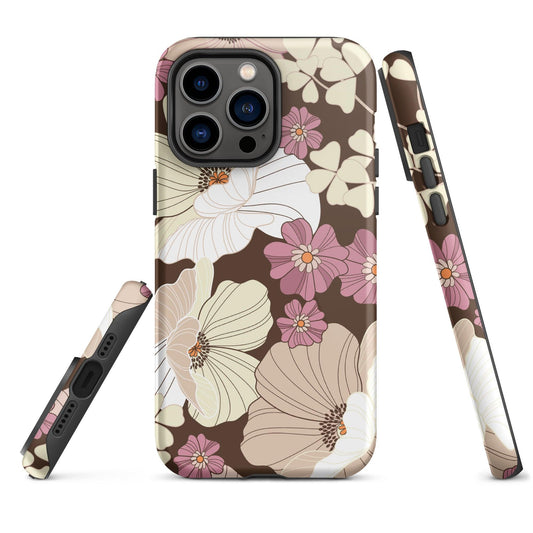 Matching Family Swimwear- Cream N Lavender Blooms - Tough Case for iPhone® - Fam Fab Prints