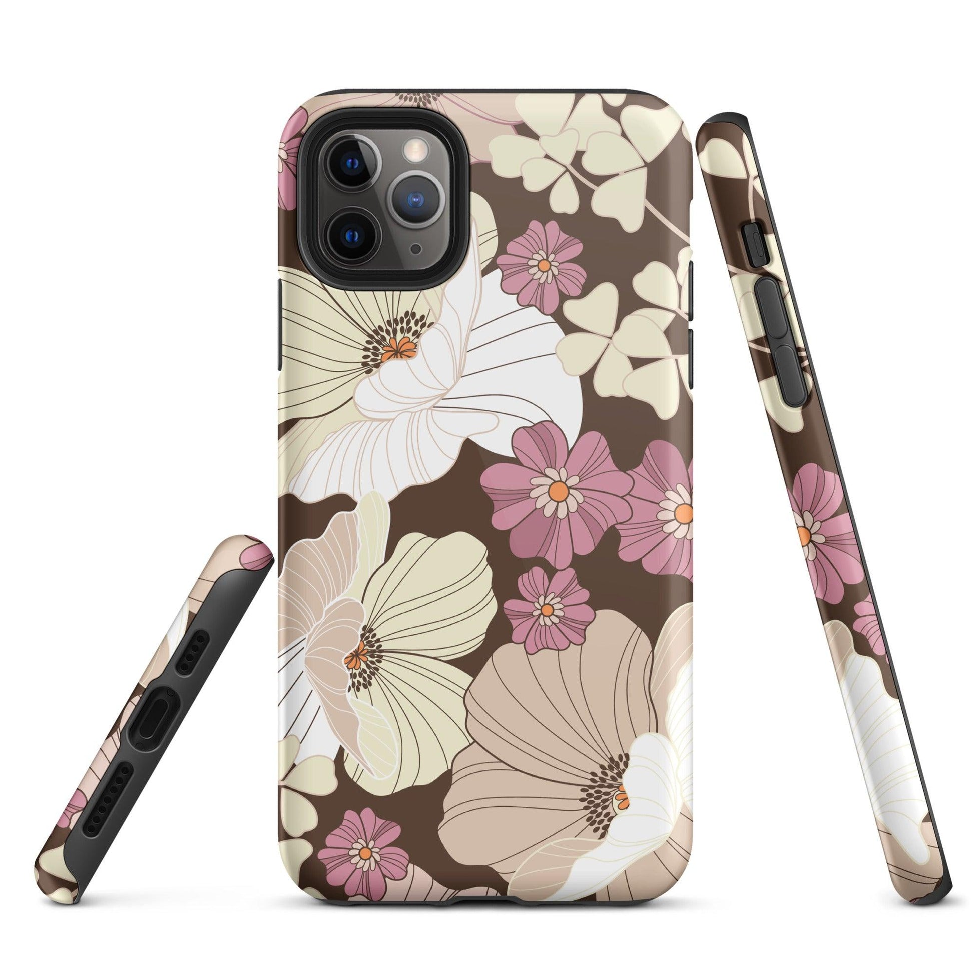 Matching Family Swimwear- Cream N Lavender Blooms - Tough Case for iPhone® - Fam Fab Prints