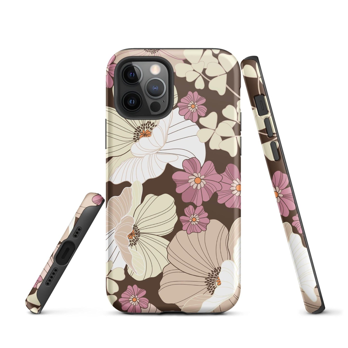 Matching Family Swimwear- Cream N Lavender Blooms - Tough Case for iPhone® - Fam Fab Prints