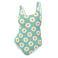 Matching Family Swimwear- Daisy Blue - Women's One-Piece Swimsuit - Fam Fab Prints