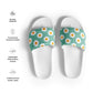 Matching Family Swimwear- Daisy Blue - Women's Slides - Fam Fab Prints