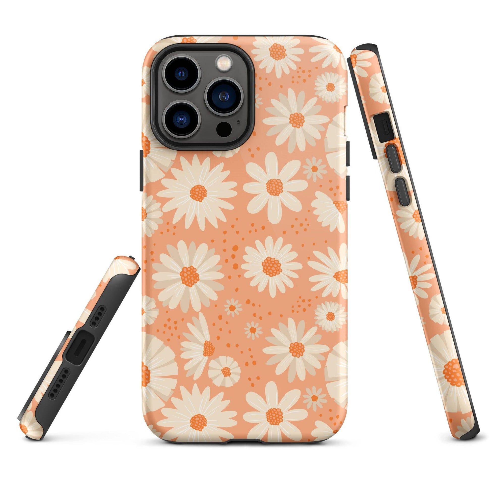 Matching Family Swimwear- Daisy Peach - Tough Case for iPhone® - Fam Fab Prints