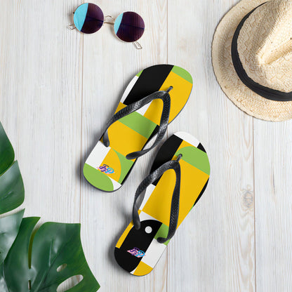 Matching Family Swimwear- Geometri-Bold - Flip-Flops - Fam Fab Prints