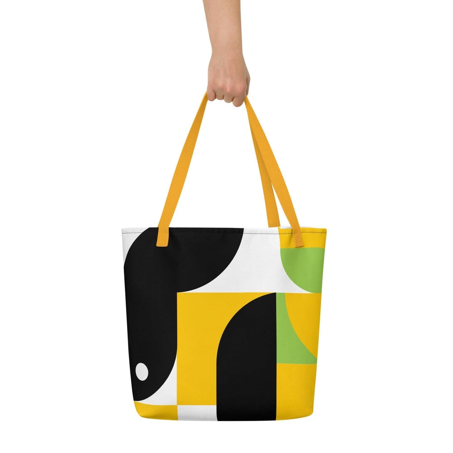 Matching Family Swimwear- Geometri-Bold - Large Tote Bag - Fam Fab Prints