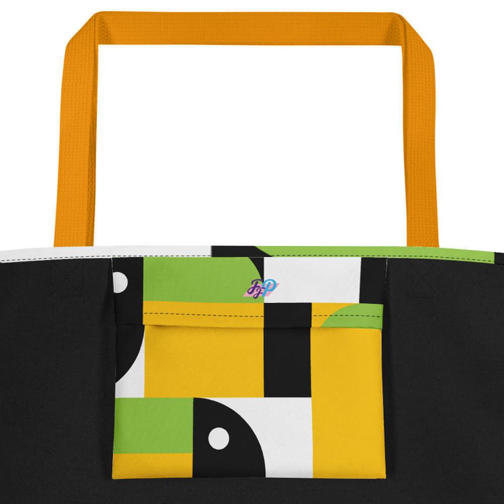 Matching Family Swimwear- Geometri-Bold - Large Tote Bag - Fam Fab Prints