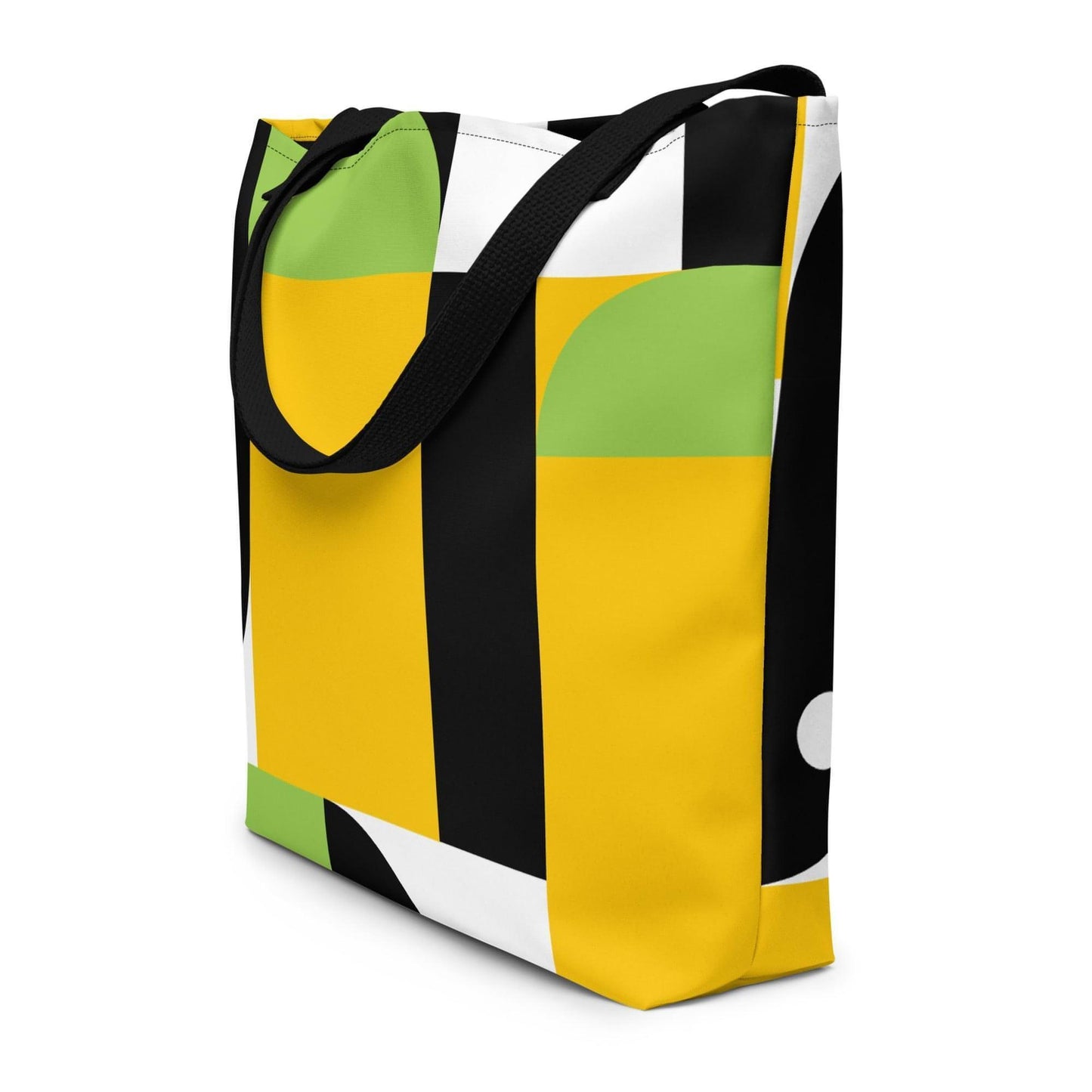 Matching Family Swimwear- Geometri-Bold - Large Tote Bag - Fam Fab Prints