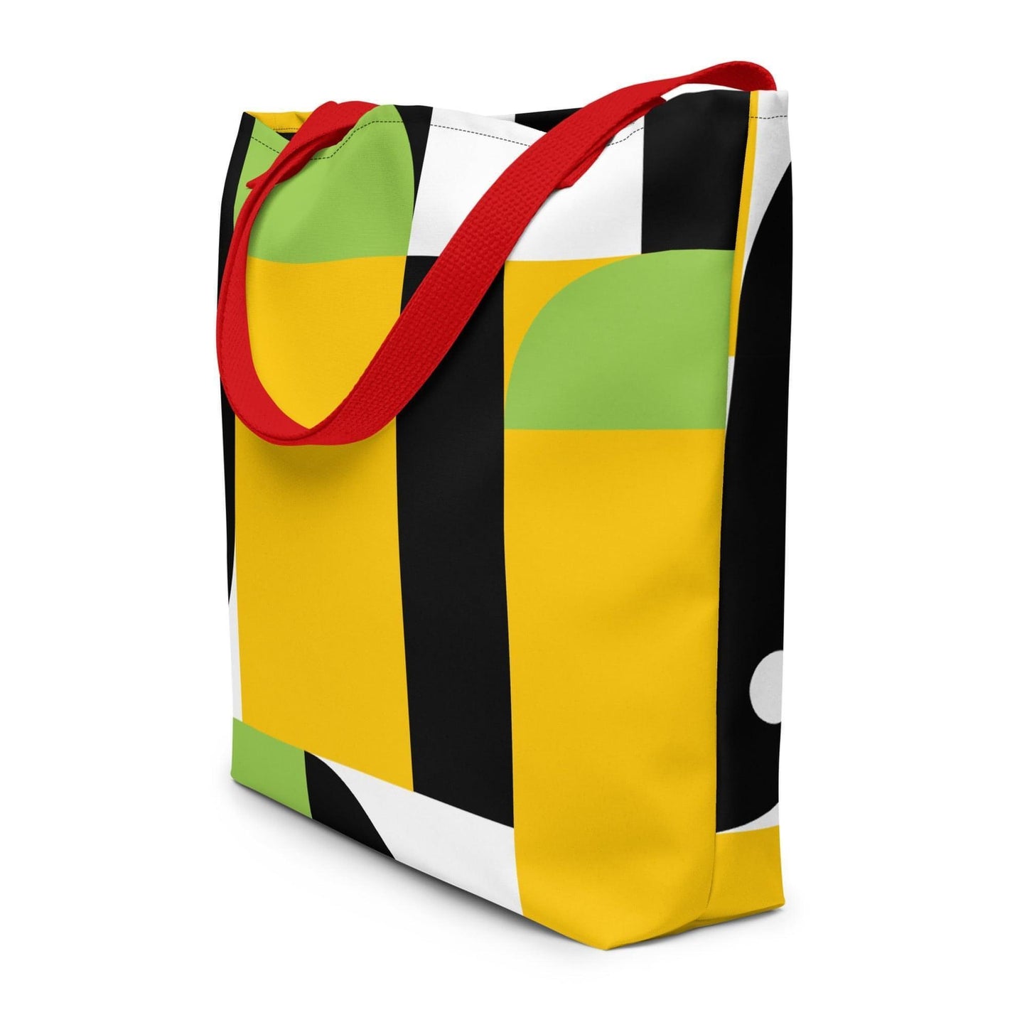 Matching Family Swimwear- Geometri-Bold - Large Tote Bag - Fam Fab Prints