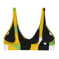 Matching Family Swimwear- Geometri-Bold - Women's Recycled Padded Bikini Top - Fam Fab Prints