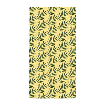 Matching Family Swimwear- Lemon Palm - Beach Towel - Fam Fab Prints