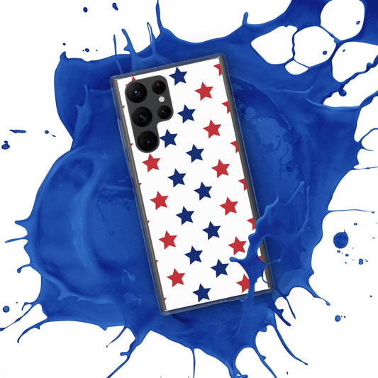 Matching Family Swimwear- Patriotic Stars - Clear Case for Samsung® - Fam Fab Prints