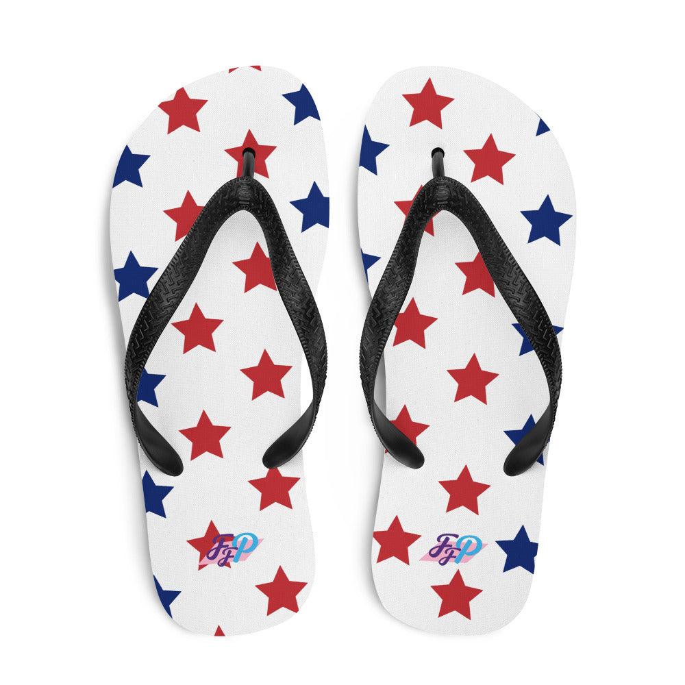 Matching Family Swimwear- Patriotic Stars - Flip-Flops - Fam Fab Prints