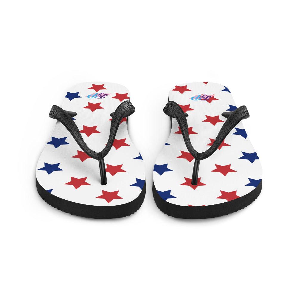 Matching Family Swimwear- Patriotic Stars - Flip-Flops - Fam Fab Prints