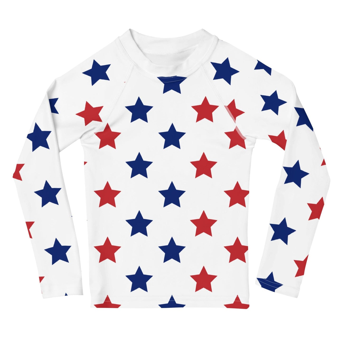 Matching Family Swimwear- Patriotic Stars - Girl's Toddler Rash Guard - Fam Fab Prints