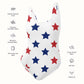 Matching Family Swimwear- Patriotic Stars - Women's One-Piece Swimsuit - Fam Fab Prints