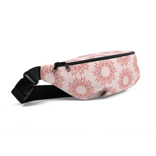 Matching Family Swimwear- Pink Burst - Belt Bag - Fam Fab Prints