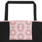 Matching Family Swimwear- Pink Burst - Large Tote Bag - Fam Fab Prints