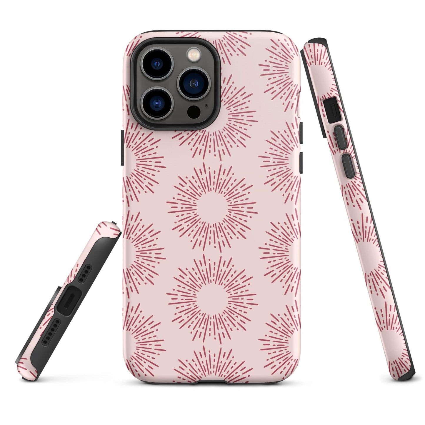 Matching Family Swimwear- Pink Burst - Tough Case for iPhone® - Fam Fab Prints