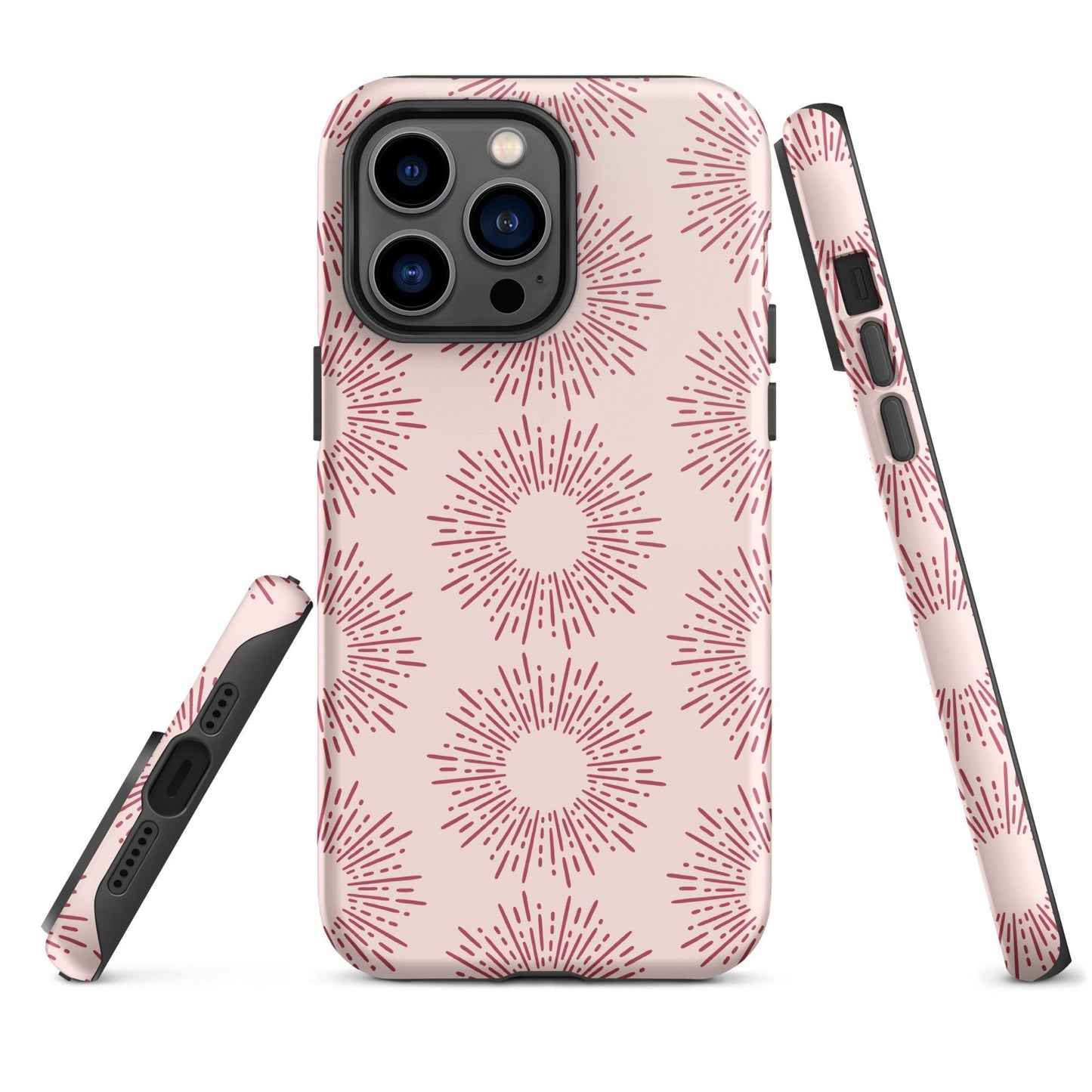 Matching Family Swimwear- Pink Burst - Tough Case for iPhone® - Fam Fab Prints