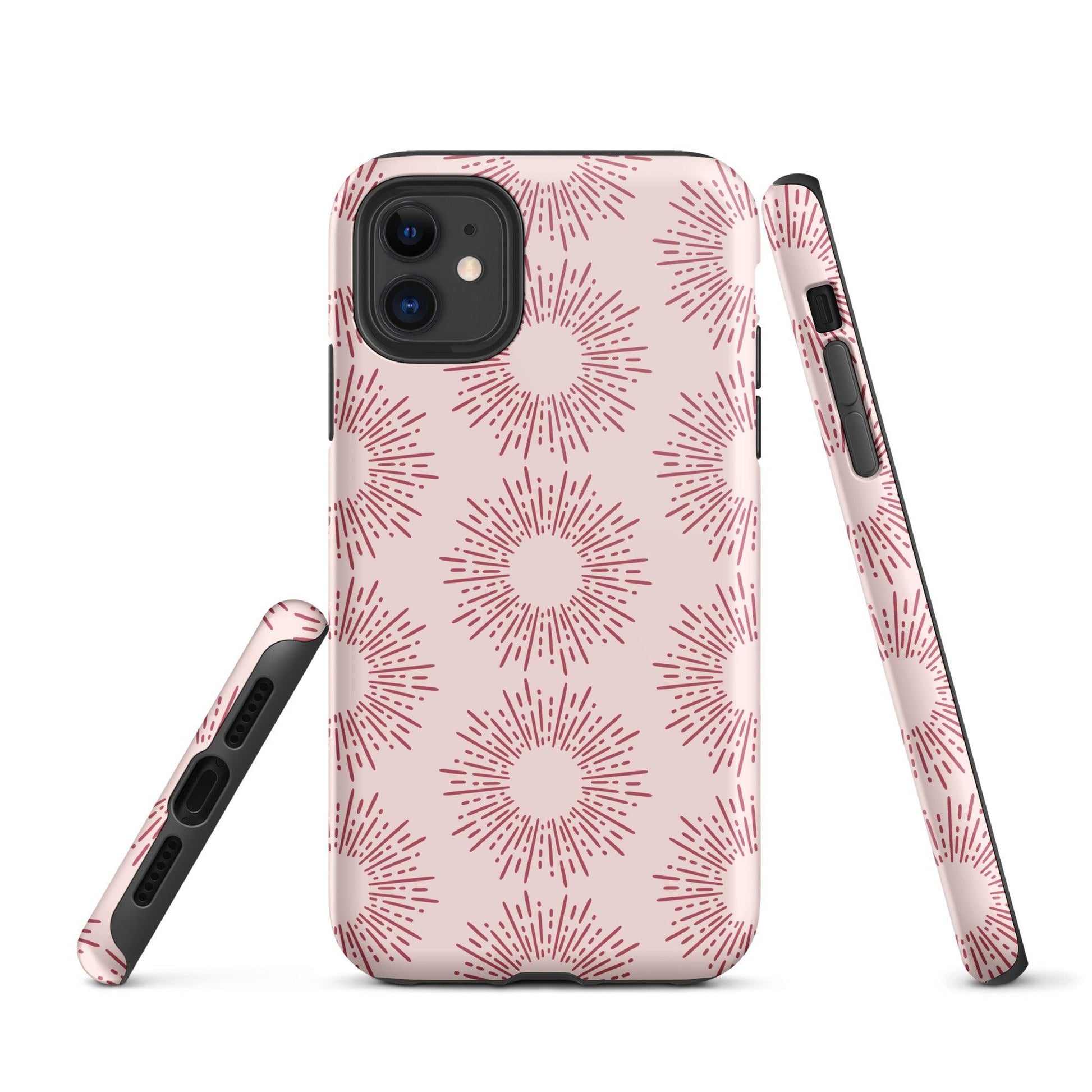 Matching Family Swimwear- Pink Burst - Tough Case for iPhone® - Fam Fab Prints