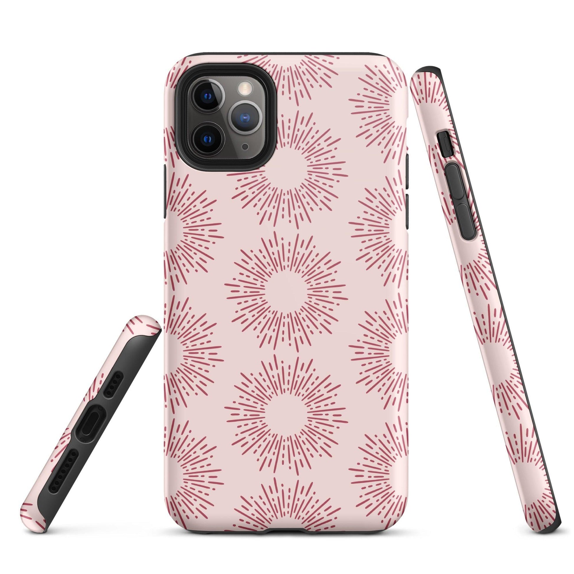 Matching Family Swimwear- Pink Burst - Tough Case for iPhone® - Fam Fab Prints