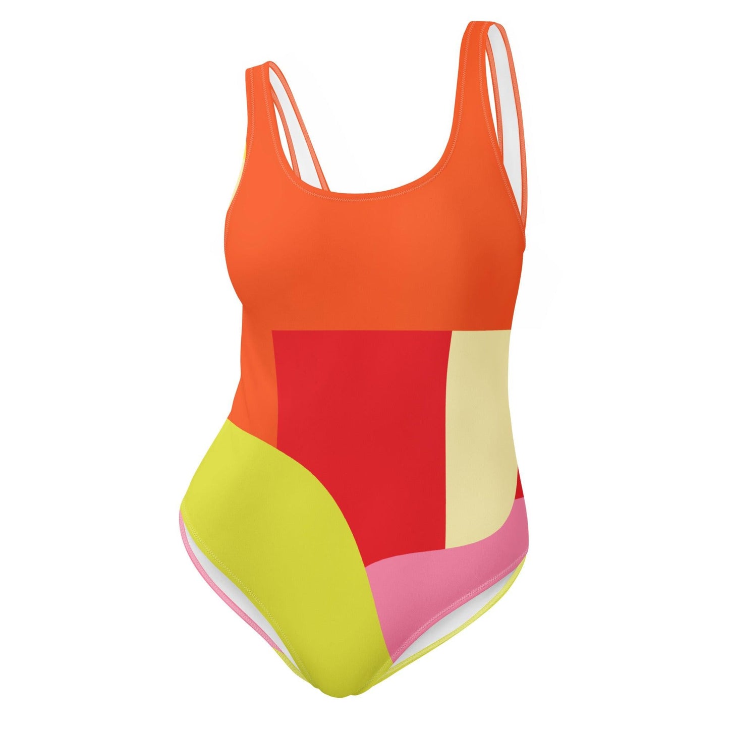 Matching Family Swimwear- Sun Kissed Geometri - Women's One-Piece Swimsuit - Fam Fab Prints