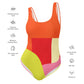 Matching Family Swimwear- Sun Kissed Geometri - Women's One-Piece Swimsuit - Fam Fab Prints