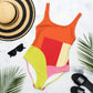 Matching Family Swimwear- Sun Kissed Geometri - Women's One-Piece Swimsuit - Fam Fab Prints